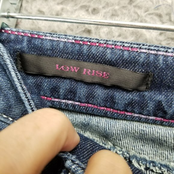 Wrangler Jeans Womens 1 Tall Rock 47 Medium Wash Stretch Low Rise Bootcut - Picture 6 of 16